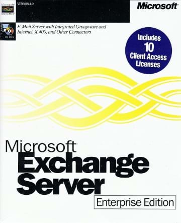 Picture of Microsoft Exchange Server product box